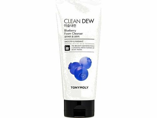 Пенка для умывания Tony Moly Clean Dew Blueberry Foam Cleanser