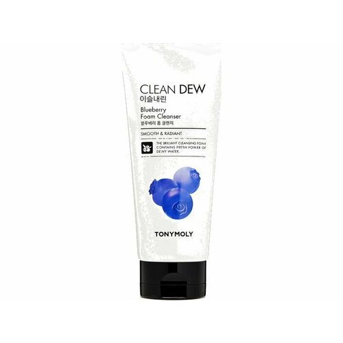 Пенка для умывания Tony Moly Clean Dew Blueberry Foam Cleanser пенка для умывания лица blueberry soda foam 100 мл