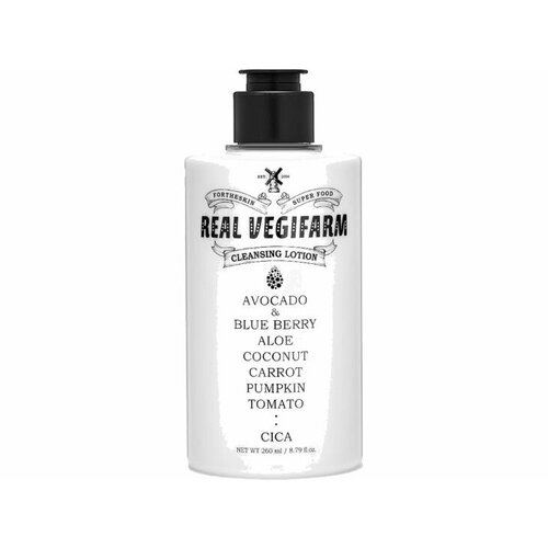 Очищающий лосьон для лица For the skin by LAB SUPER FOOD REAL VEGIFARM CLEANSING LOTION