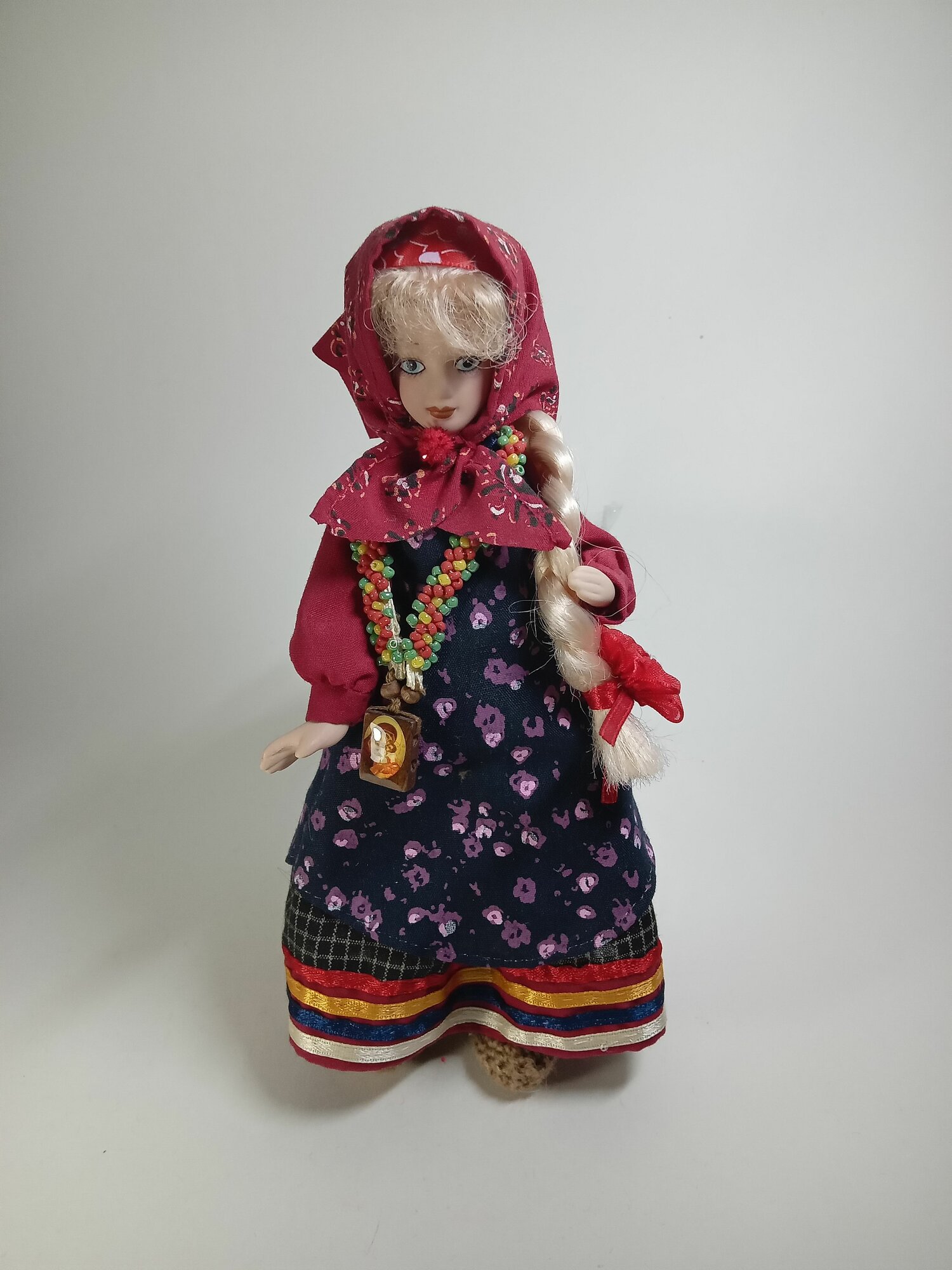Кукла коллекционная Аленушка в женском костюме Пензенской губернии (доработан костюм)