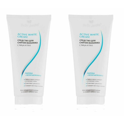 Belle Jardin Средство для снятия макияжа с лица и глаз Activ White Лакрица Белая шелковица 200 мл 2 штуки 785₽