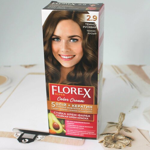 Краска для волос 29 FLOREX-SUPER Темно-русый 349₽