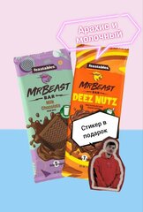Feastables / Шоколад Мистер Бист / Mr. Beast набор: Milk и Deez Nutz
