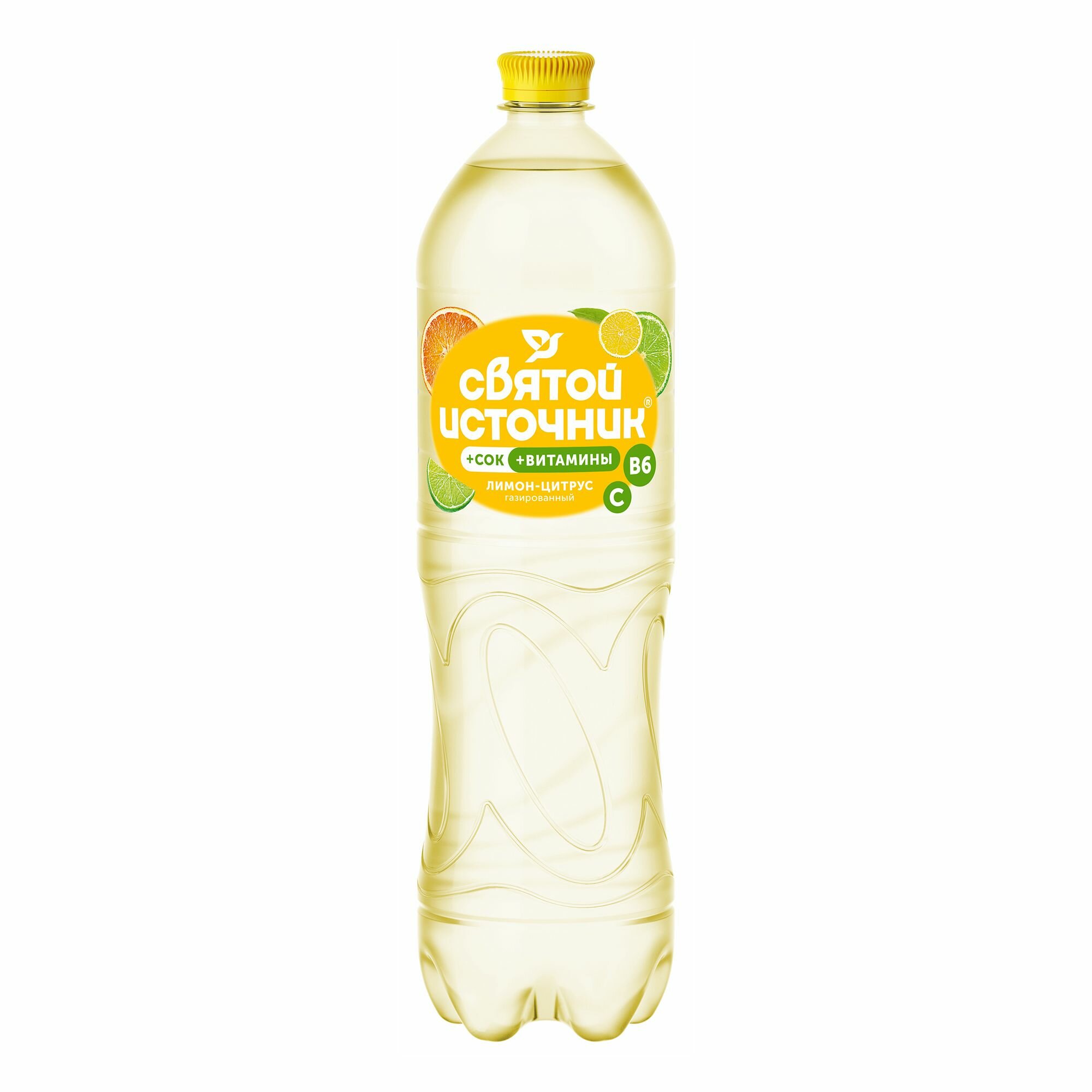 Газированный напиток Святой Источник +Сок лимон-цитрус 500 мл