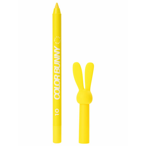 Карандаш для глаз Love Generation гелевый Color Bunny, тон 10 желтый карандаш гелевый для глаз love generation gel eye pencil color bunny 1 3 гр
