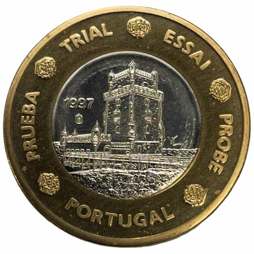 Португалия 1 евро 1997 г. Specimen (Проба)