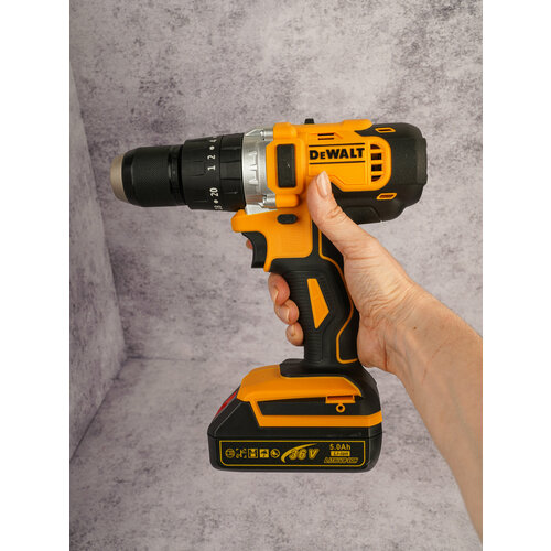 Аккумуляторный ударный шуруповерт 36 V 2 батареи кейс 8300₽