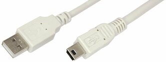 Кабель USB 2.0 - Mini USB, М/М, 1.8 м, Rexant, чер, 18-1134-2