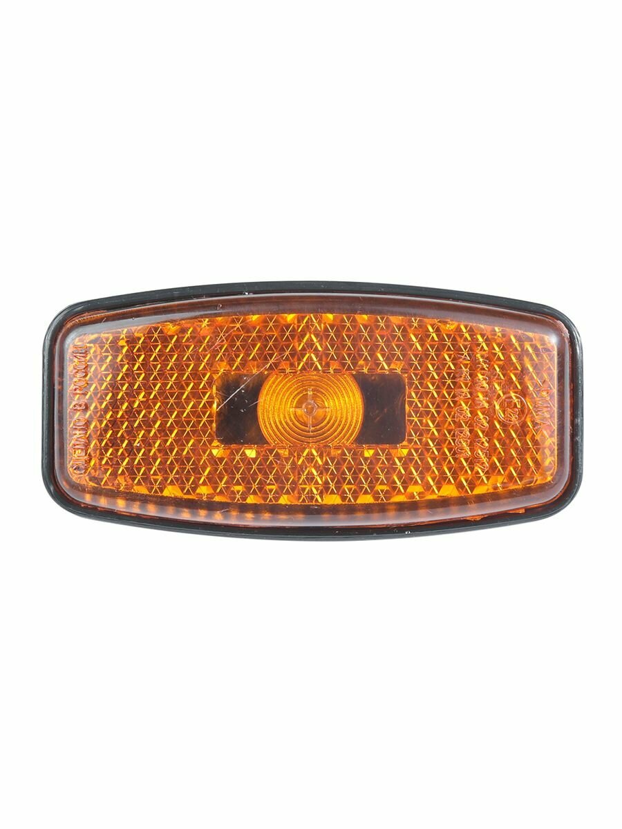 фото Фонарь маркерный светодиодный Оранжевый 12/24В (74.3731 L-50 узк. "КС" упак. 60шт. ГФ-07.01, 0274) н/обр. для КАМАЗ, ПАЗ, гуз. автомобилей и других грузовых и коммерческих машин