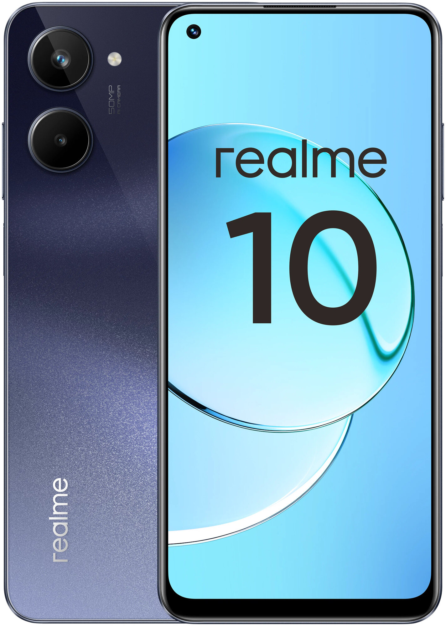 Смартфон realme 10 8/256 ГБ RU, Dual nano SIM, черный