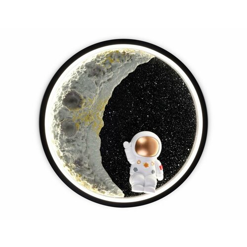 Настенный светильник Космонавт на луне Astronaut on the Moon Amazon Home D30 BK AMG006693