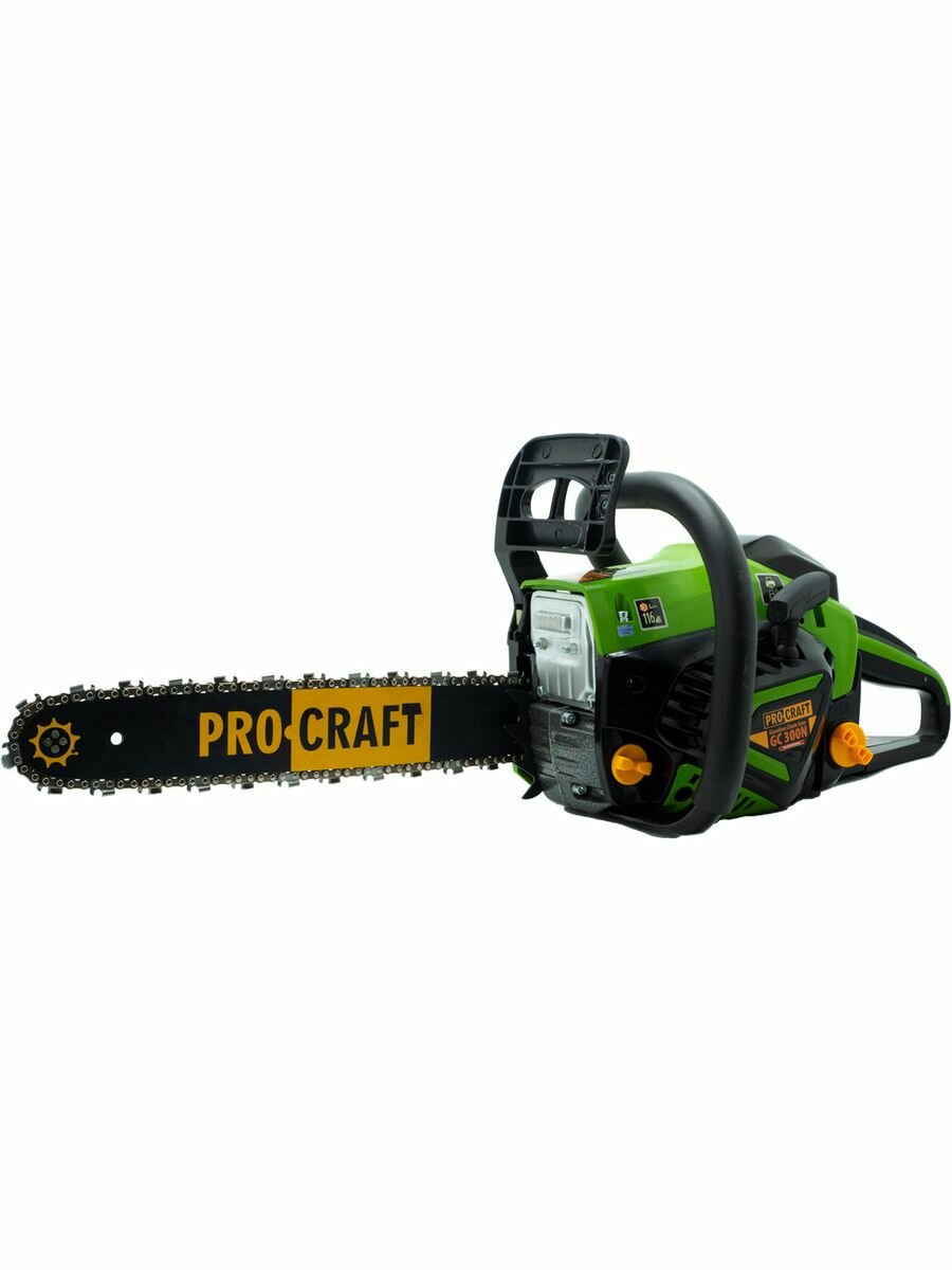фото Бензопила цепная ручная PROCRAFT GC300N 2 шины + 2 цепи