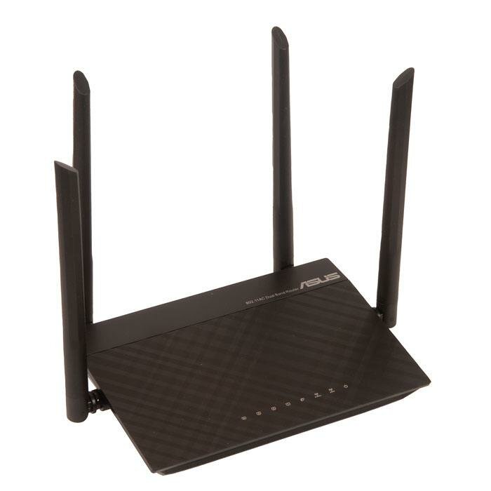 Wi-Fi маршрутизатор ASUS RT-AC750L 802.11AC,100mbit,4 порта,4 антенны, б/у в коробке с бп