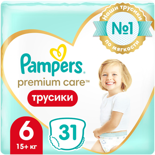 Трусики Pampers Premium Care 6 Extra Large 15+ 31шт extra large men