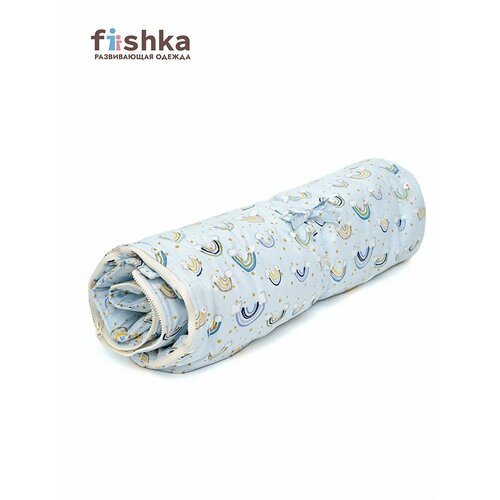 Fiishka Спальник детский Toddler S Радуги на голубом