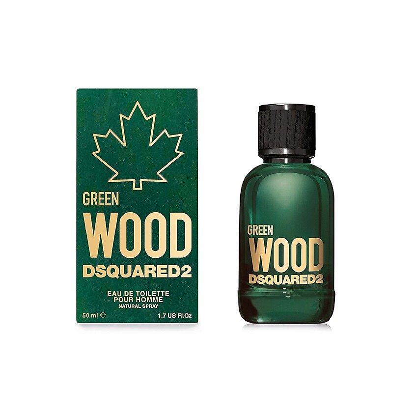 Dsquared Green Wood pour Homme, 50 мл, Туалетная вода Мужская