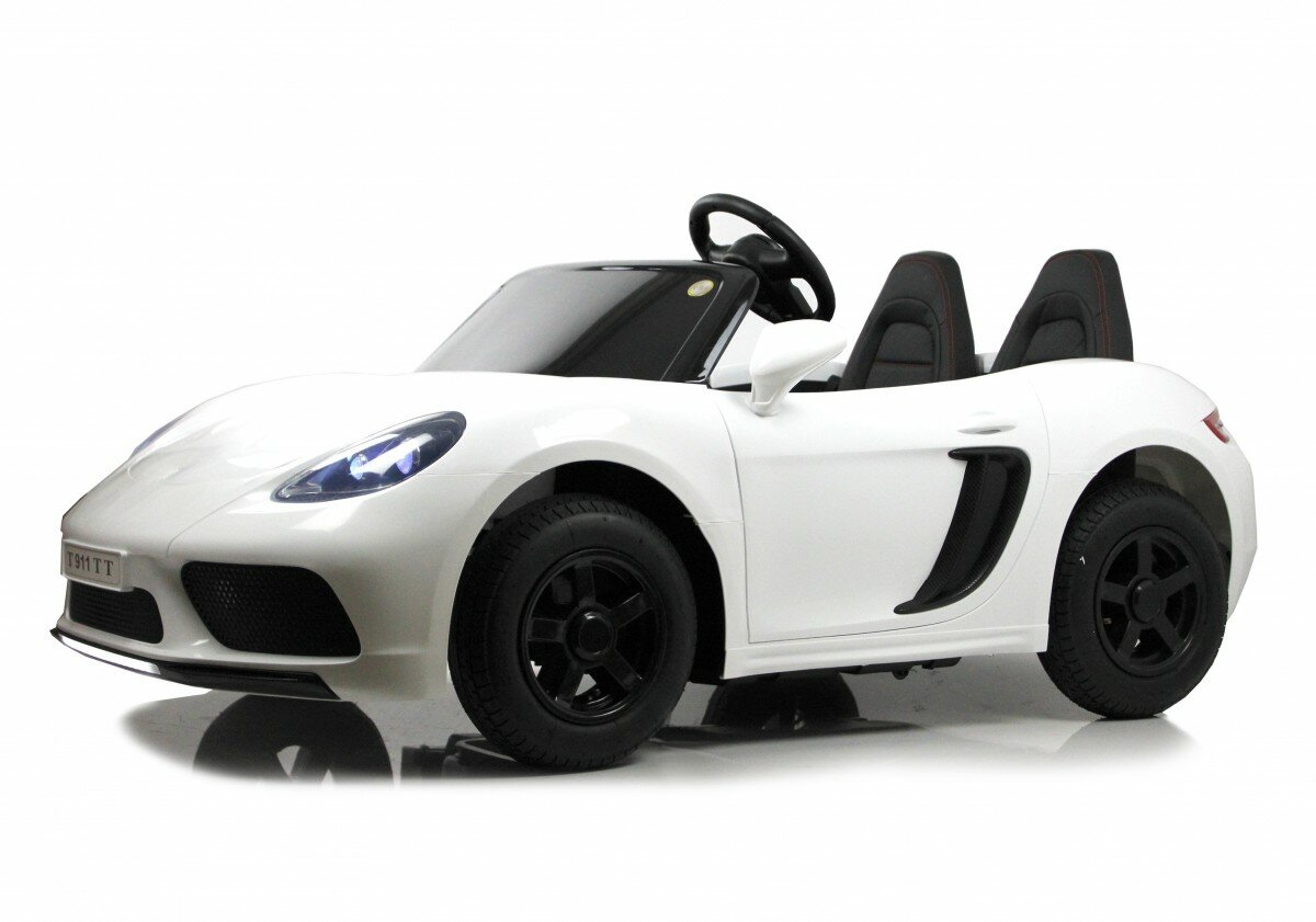 Электромобиль RiverToys Porsche Cayman T911TT (Белый)