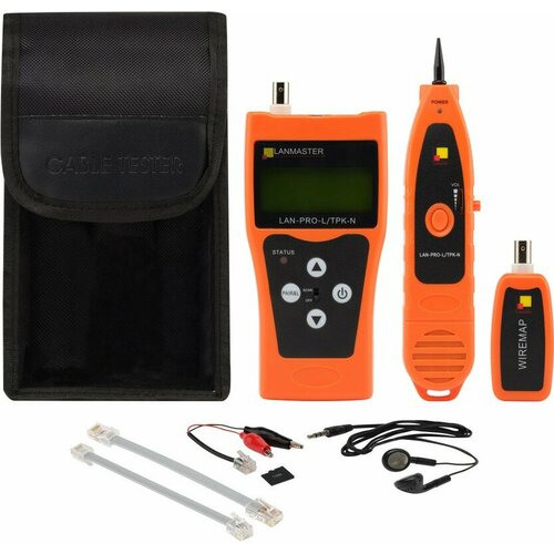 Тестер кабельный Lanmaster LAN-PRO-LTPK-N упак1шт оранжевый 22230₽