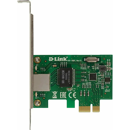 D-Link DGE-560T/20/D2A, Managed Gigabit PCI-Express NIC / 20pcs in package сетевой адаптер d link dge 560t d2a