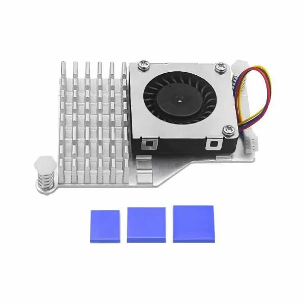 Активный кулер для Raspberry Pi 5 - серебристый