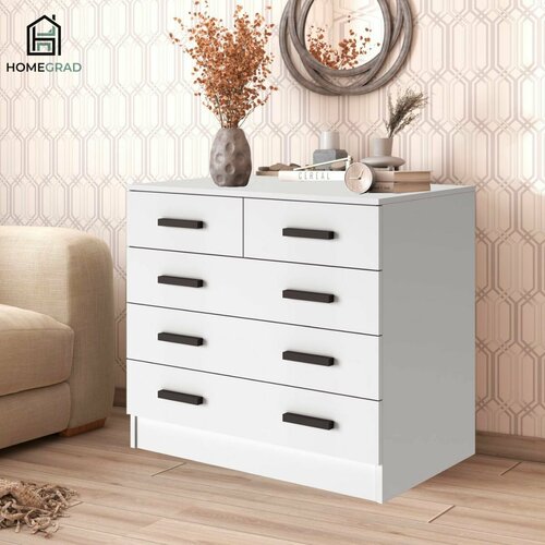 Комод HomeGrad Boston 32 ящиков 81 см Белый 15585₽