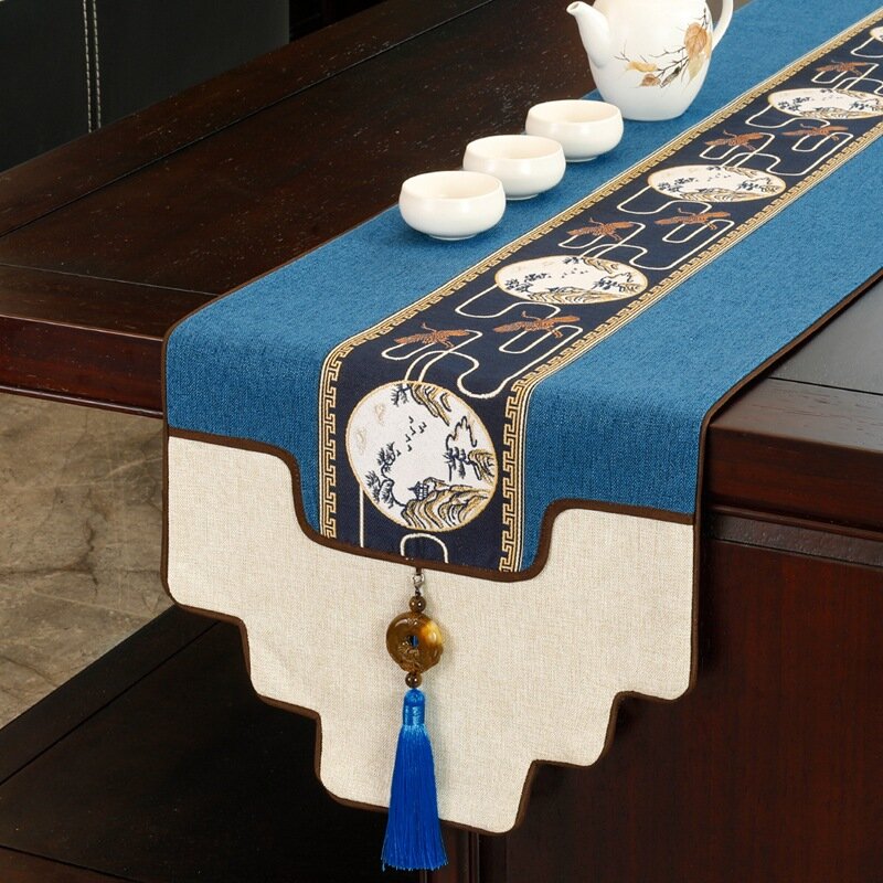 фото Чайный стол "Флаг", водонепроницаемый, королевский синий