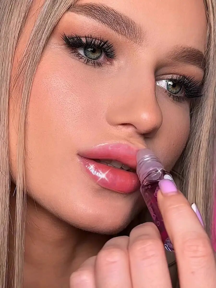 7DAYS Блеск для губ прозрачный, увлажняющий, масло для губ B.COLOUR 05 ICE CREAM DREAM — фото 1