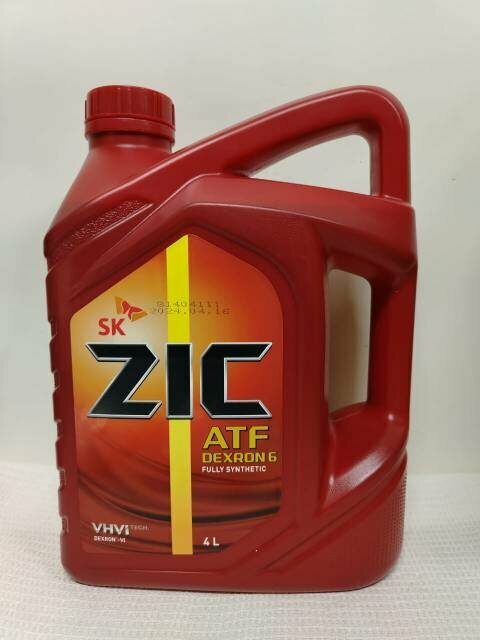 Трансмиссионное масло ZIC ATF Dexron 6 синтетика 4 л, артикул 162630