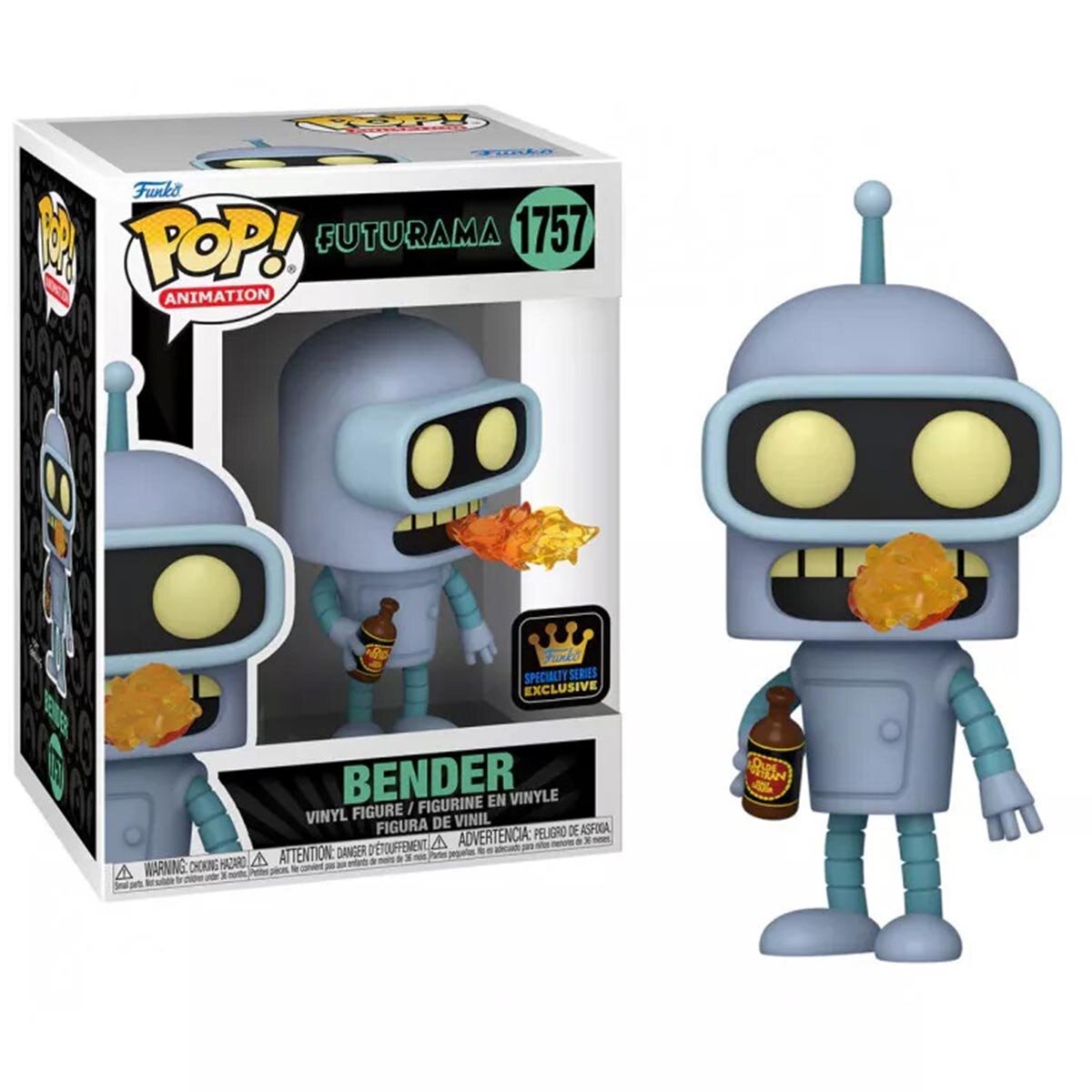 Фигурка Funko POP! Бендер c огненным дыханием (Bender with Fire Breath) #1757