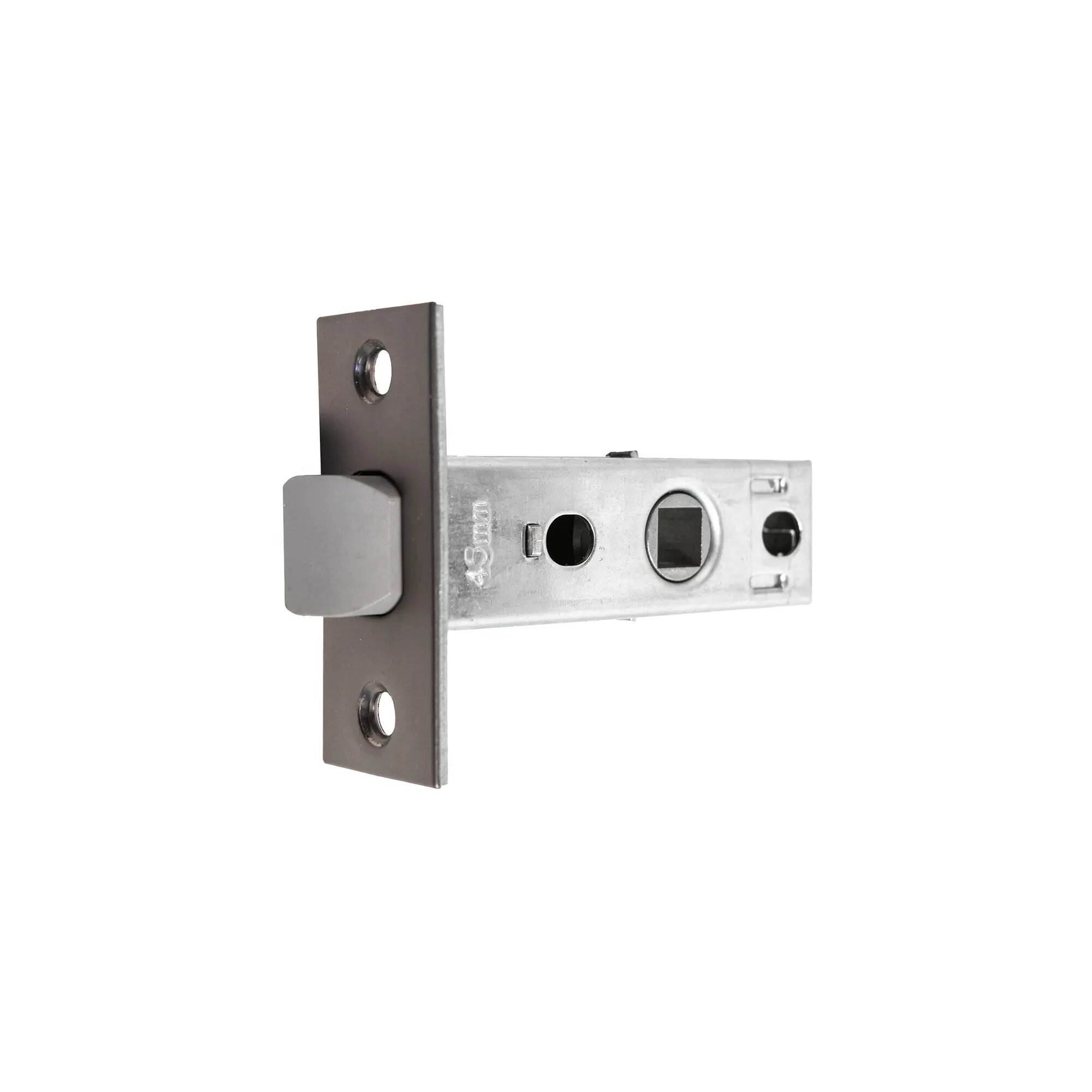 Защелка межкомнатная Palladium 400 70x20 мм сталь цвет графит