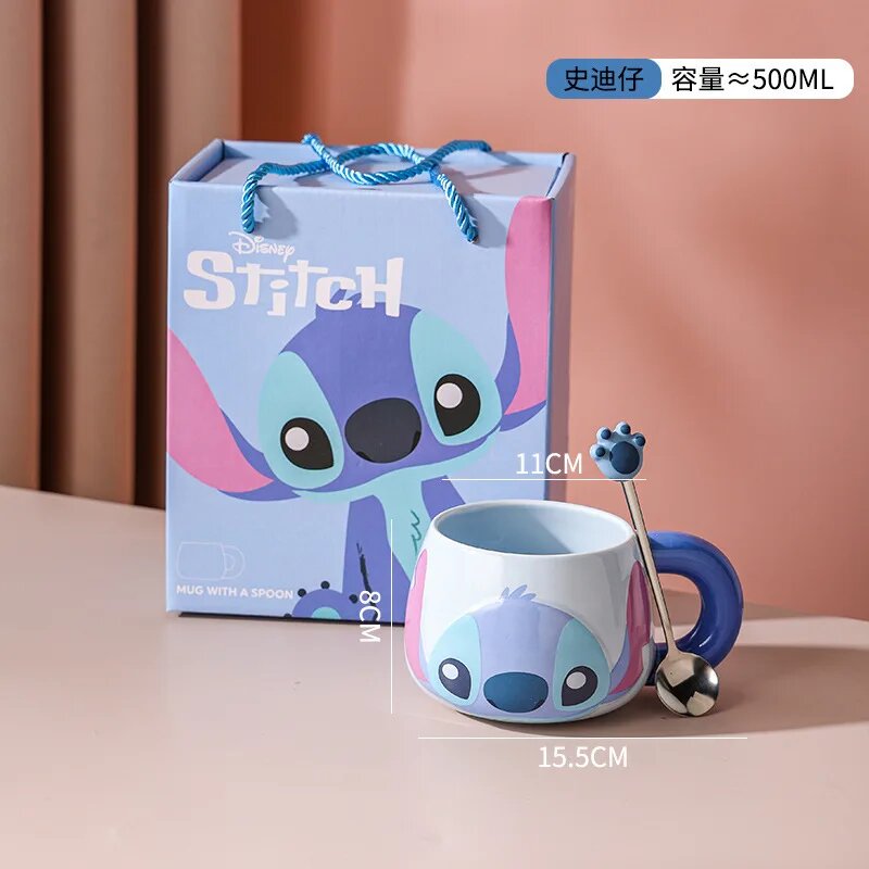 MINISO Мультфильм Stitch кружка 500 мл