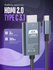 Кабель адаптер, переходник Type-C - HDMI 4K 30Hz 2 метра