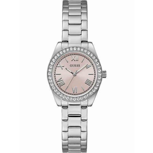 фото Наручные часы guess, серебристый