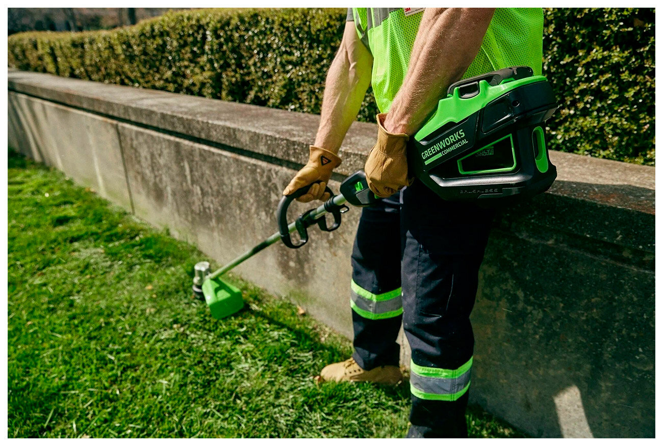 Аккумуляторный триммер Greenworks 82V - фото №12