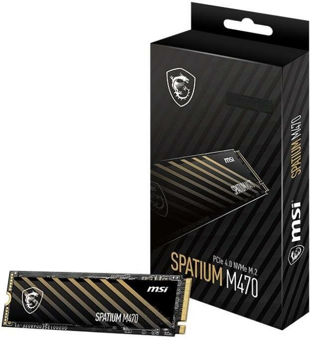 Твердотельный накопитель MSI 1000 Gb SPATIUM M470 PRO S78-440L0J0-P83 — фото 1