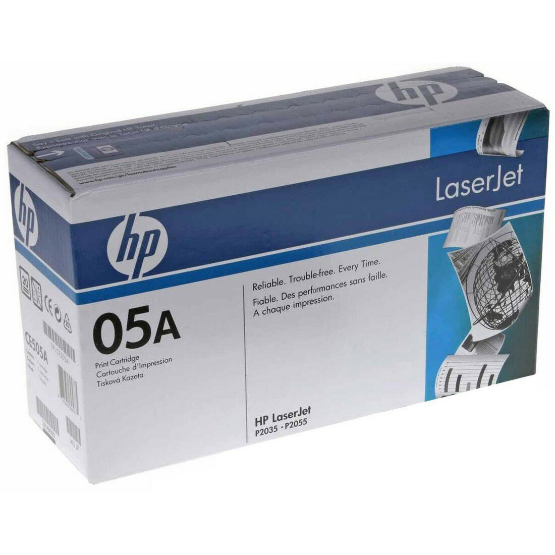 Картридж HP CE505A (05A) Черный для P2055 2035