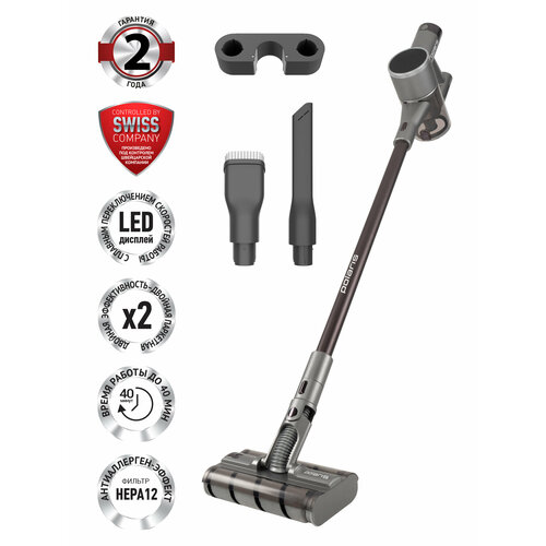 Пылесос портативный Polaris PVCS 4090 Space Sense, серый