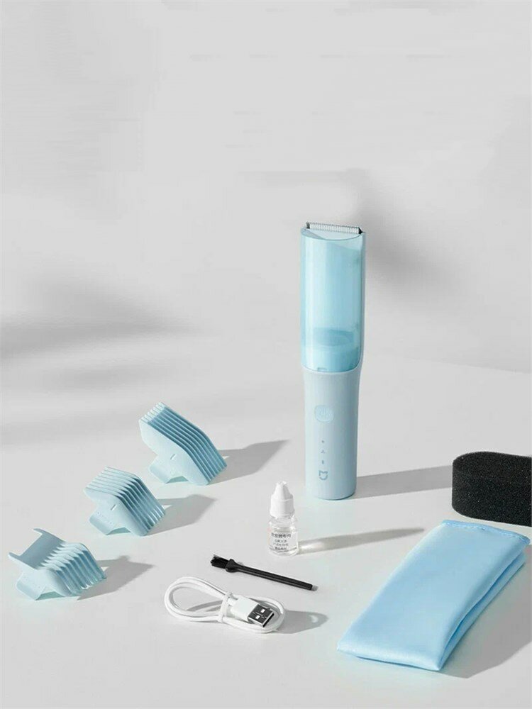 Обзор: Xiaomi Машинка детская для стрижки волос Xiaomi Mijia Baby Hair Clipper 2 MJGHHC3LF BHR9684CN голубой