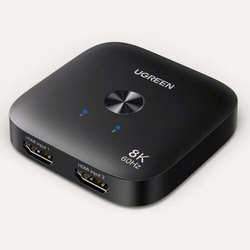 Изображение товара Переключатель Ugreen AW700 8K@60Hz, HDMI 2.1 Switch 2 In 1, черный(65877)