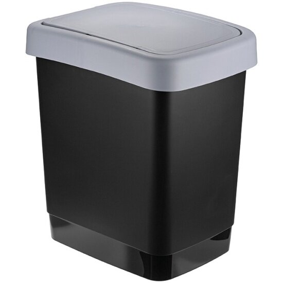 Контейнер для мусора Idea твин 18л М 2479 Серый