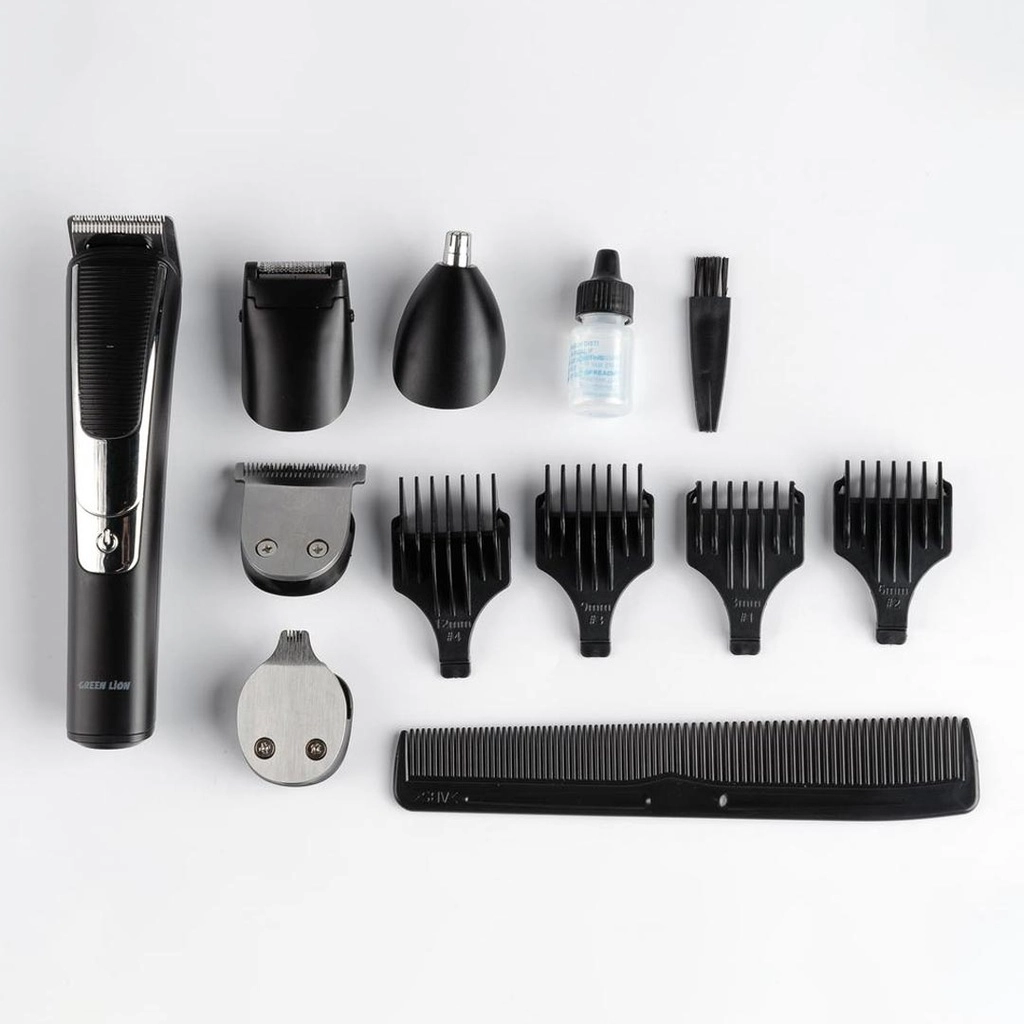Green Lion 5 in 1 Grooming Set — триммер-набор 5 в 1 с аккумулятором 600 мА·ч