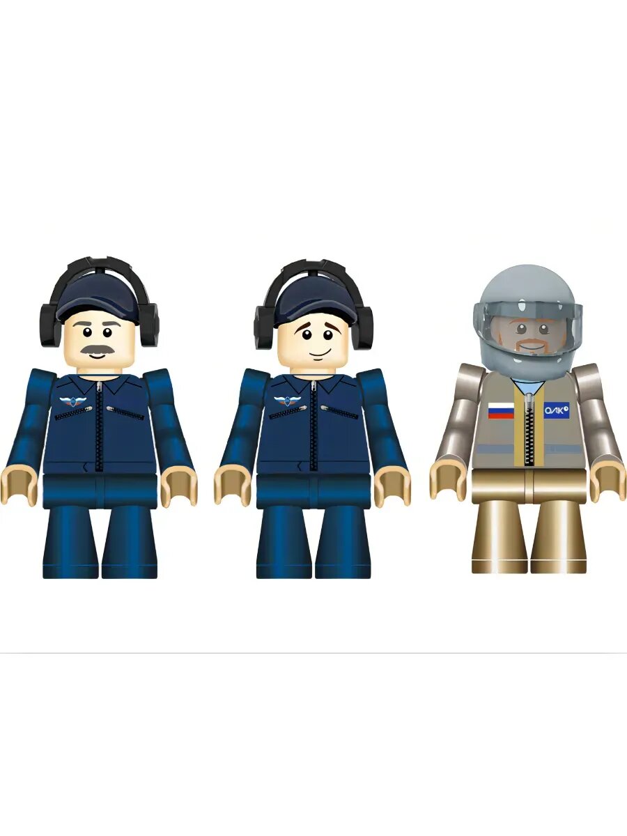 Конструктор Brick Labs СУ-57 с ангаром обслуживания 657 дет. — фото 1