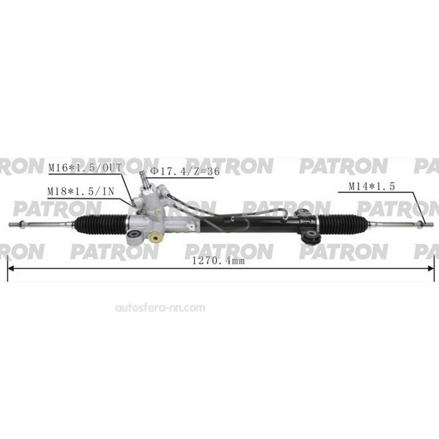 PATRON PSG3066 Рейка рулевая HONDA CR-V RE4 07-11