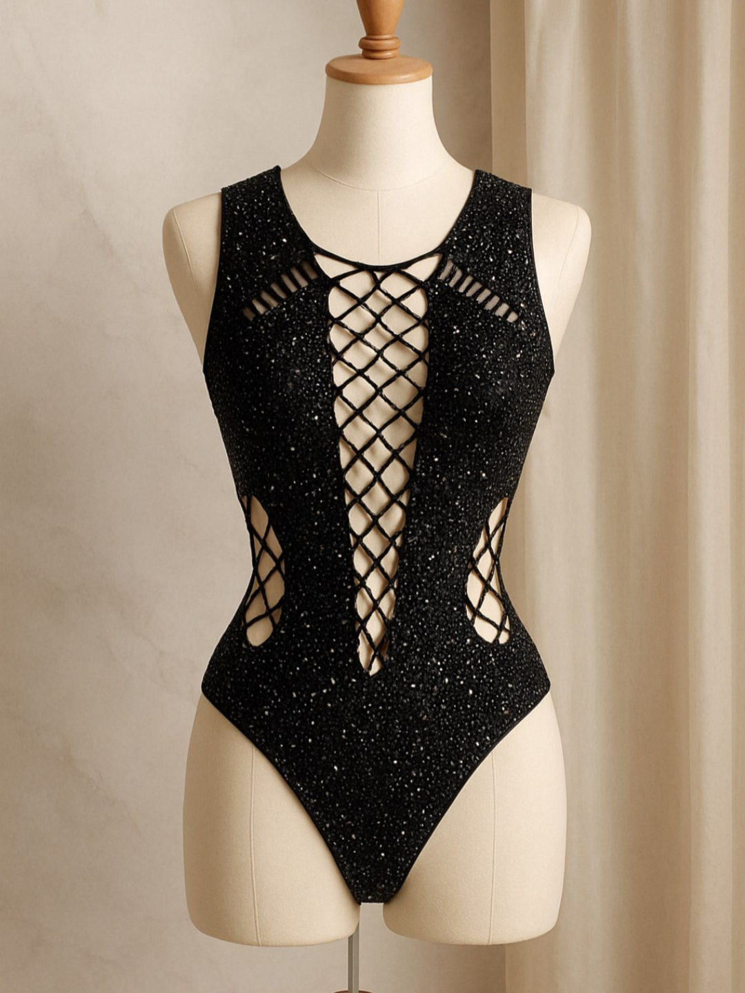 Пеньюар  3, размер XL, 10 черный — фото 1