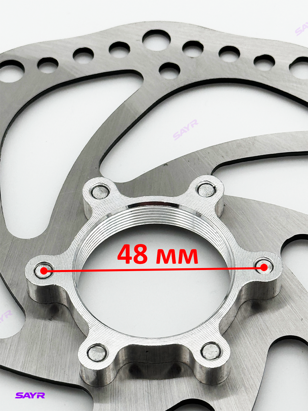 Тормозной диск, для всех велосипедов, дисковый, задний/передний — фото 1