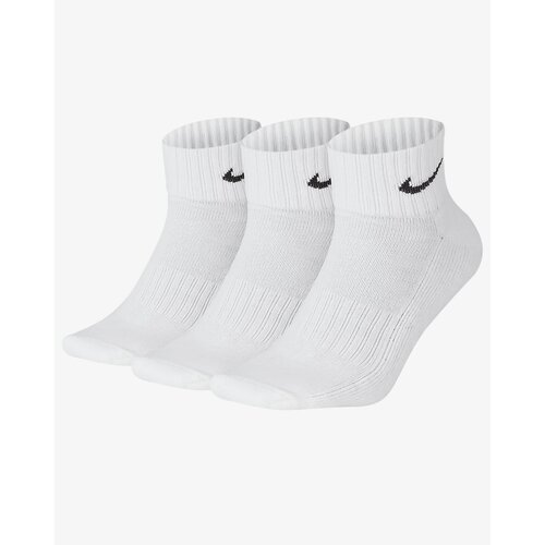 Носки NIKE, 3 пары, размер XL INT, белый korean velvet lace socks women transparent thin socks female short crew socks ankle streetwear calcetines mujer