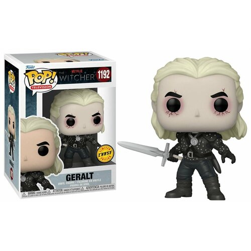 Funko POP! Witcher - Геральт 57814 w/Chase фигурка funko pop witcher геральт 57814 w chase 9 5 см