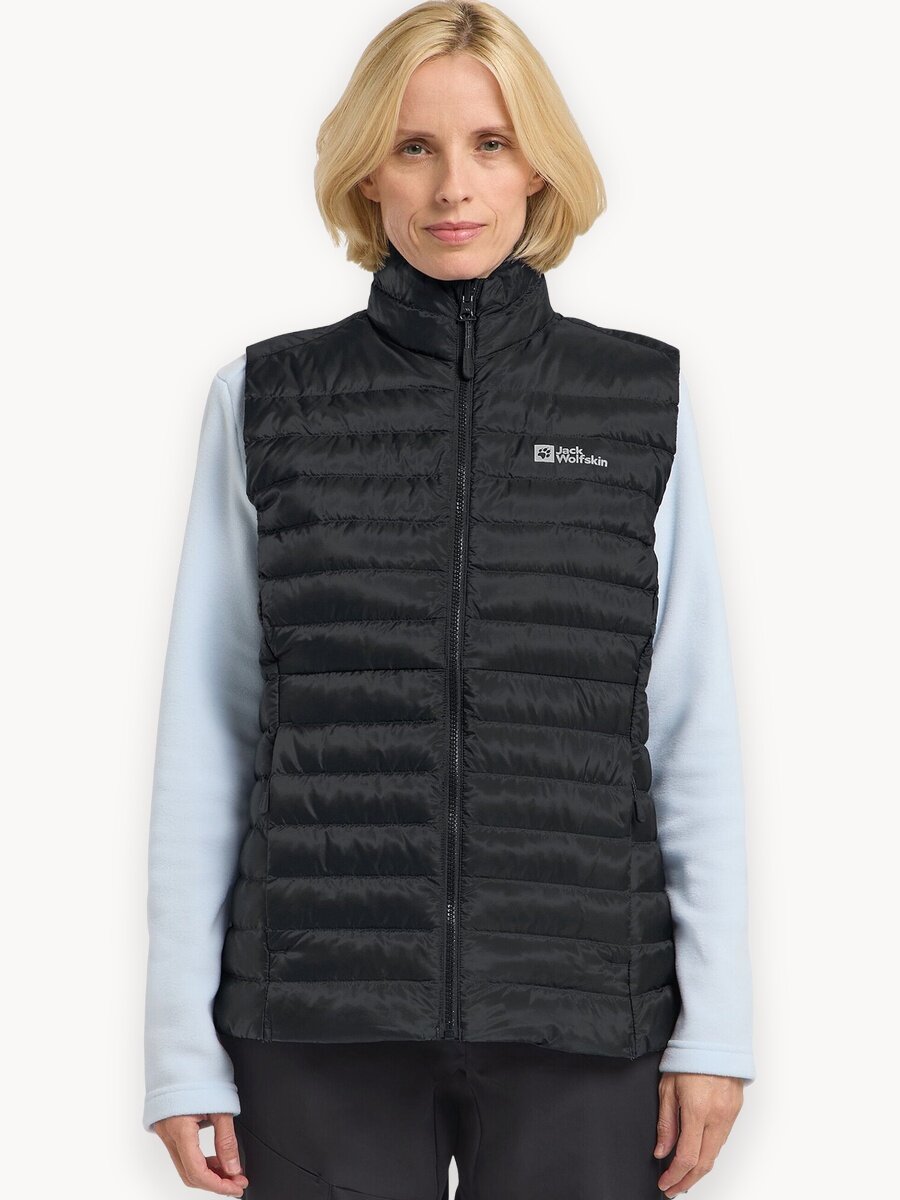 Жилет Jack Wolfskin PILVI DOWN VEST, размер XS, чёрный