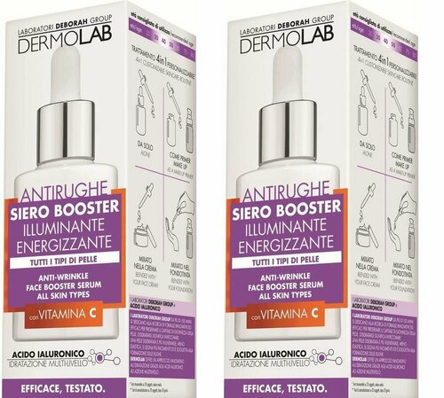 Dermolab Сыворотка-бустер против первых морщин Anti-wrinkle Face Booster serum, 30 мл, 2 шт