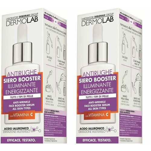 Dermolab Сыворотка-бустер против первых морщин Anti-wrinkle Face Booster serum, 30 мл, 2 шт